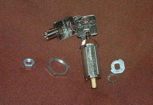 New american lock co. nickel finish 8148 tubular cam lock w/hardware for sale