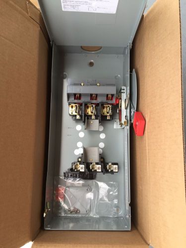 GE 3R 100amp Fusible Safety Switch