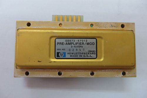 HP 08673-67012  2-6.5GHz pre amplifier modulator  8673C/D/E   signal generator