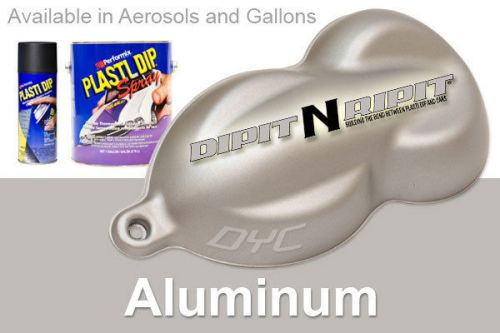 Performix Plasti Dip Gallon of Ready to Spray Matte Aluminum Rubber Dip Coating