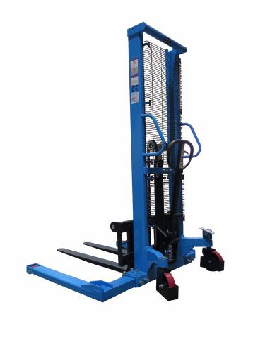 Eoslift Manual Straddle Stacker 2200 lb. Capacity 63&#034; Max Fork Height