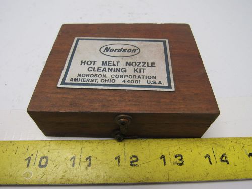 Nordson 901 915 Hot Melt Nozzle Cleaning Kit Complete W/Pin Vise