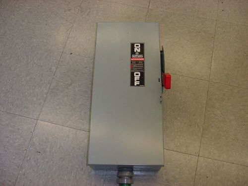GE TH3362 60A. 600V. FUSIBLE HEAVY DUTY SAFETY SWITCH with fuses TRS35R