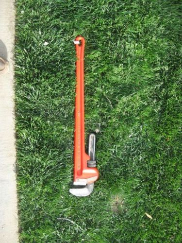 Slightly used w tags ridgid 36&#034; heavy duty steel pipe wrench for sale