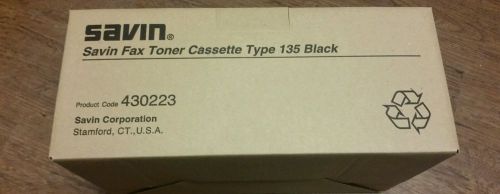 Savin Black Fax Toner Cassette - 430223 Type 135