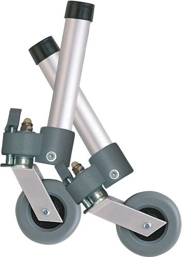 10113-Swivel Wheel with Lock &amp; Two Sets of Rear Glides(PAIR)-FREE SHIPPING