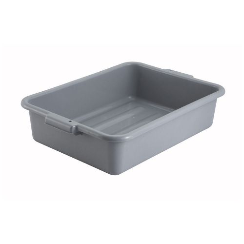 Winco PL-5G, 20.5x15.0x5.5-Inch Dish Box, Grey
