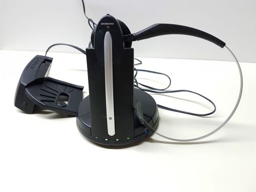 Jabra gn9330e base + headset + gn1000 handset lifter tested for sale
