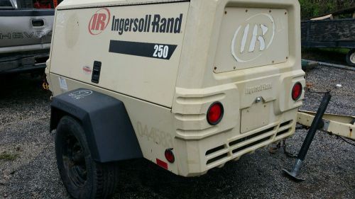 2004 ingersoll rand p250 portable diesel air compressor 250 cfm only 600 hours for sale