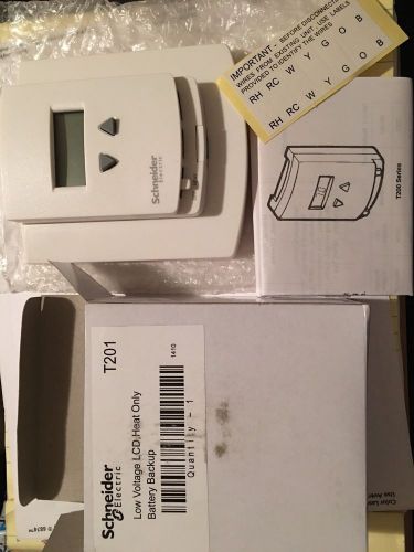 Schneider Electric T201 Low Voltage LCD Heat Only Tstat Thermostat