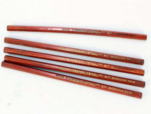 Vintage Lead Pencil Lot 817 Monona #2 Pencil Musgrave Pencil Co. Artists Drawing