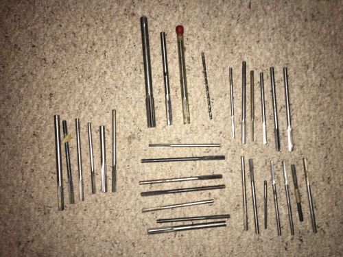 Machinist Drill Bits, Boring, Cutting. Lot Of 30 Different Sizes