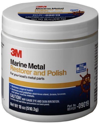3M Marine Metal Restorer and Polish (18-Ounce Paste)