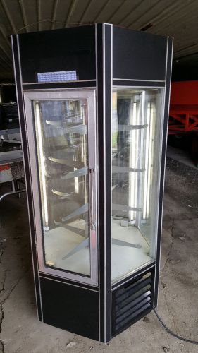 Federal Refrigerated Pie Display Case Bakery Revolving Rotating Cabinet Carousel