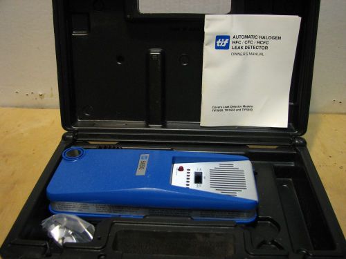 Automatic Halogen HFC CFC HCFC Leak Detector model TIF 5650 w/ case