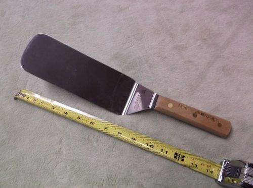 Dexter russell s2388 wood handle 8x3 - steel spatula grill burger flipper pro for sale