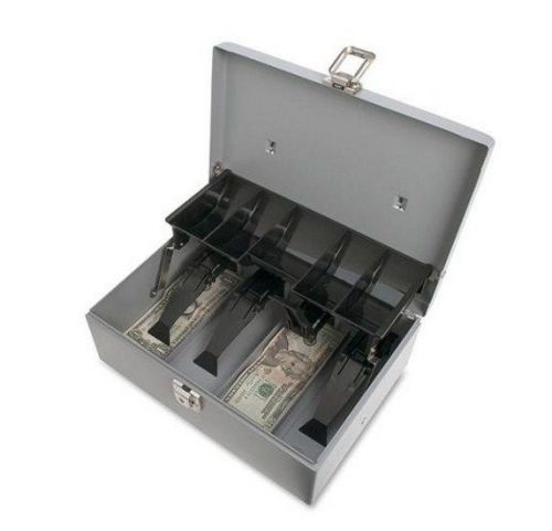 Sparco 5-Compartment Tray Cash Box Five Compartment Key Lock Strong Durable