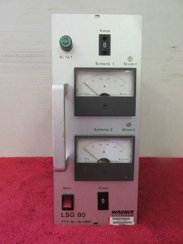 WAGNER LSG 80 FREQUENCY GENERATOR FTZ-NR  JS-18/82 REMAN BY ATS