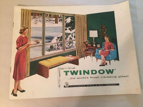 1958 Pittsburgh Plate Glass Company TWINDOW Booklet Advertising