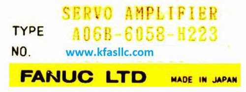 Fanuc Servo Amplifier A06B-6058-H223 or A06B6058H223 REPAIR SERVICE