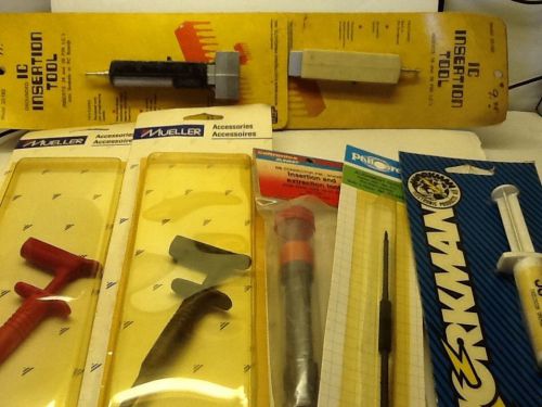 Lot Of NIB INSERTION / EXTRACTION TOOLS PLUNGER HOOKS Amp Mueller WEP &amp; 2 free..