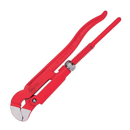 Wiha 32970 pipe wrench, heavy duty 45-degree s-jaw 1.5-inch, length 12.6-inch for sale