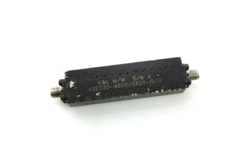 K&amp;L RF BPF Band Pass Filter 12ED20-4800/X820-0/0