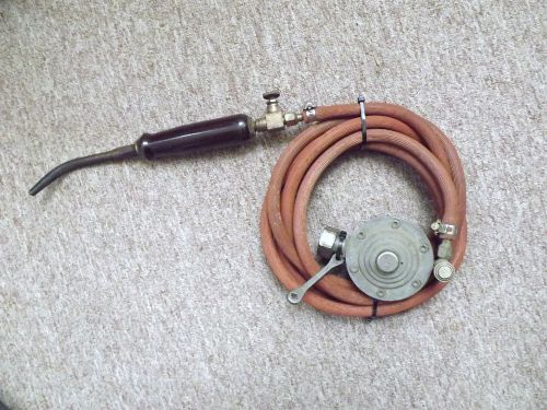 Vintage Prest-O-Lite Set Plumbers Welding Torch Regulator &amp; Wrench