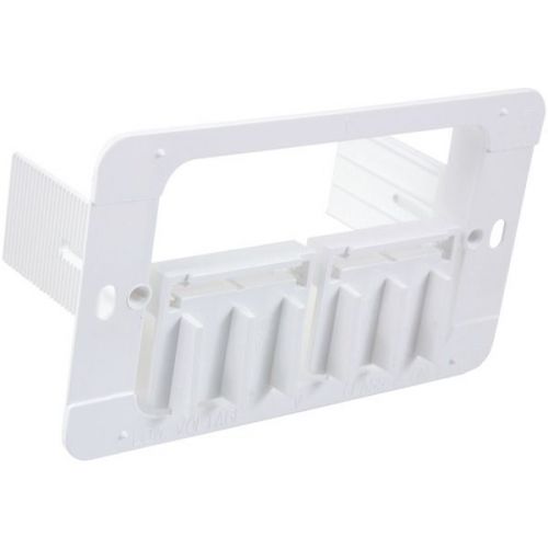 Caddy mp1p single-gang plastic mounting plate - white for sale