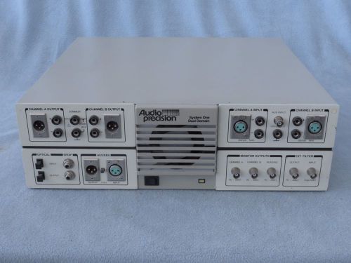 Audio precision system one dual domain sys1-322 version g with opt. a for sale