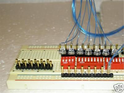 100pcs test point interface pin - prototype breadboard pcb