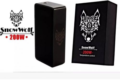 Asmodus snow wolf 200w gun metal limited edition with Aspire Cleito Tank