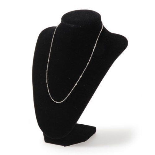 Darice Black Velvet Necklace Jewelry 9&#034; Stand Display