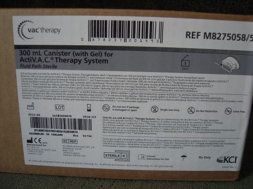 V.A.C. Therapy Box of 4 300 mL Cannister with Gel for ACTI V.A.C. M8275058