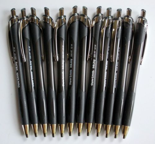 Paper Mate InkJoy 550 RT Ballpoint, 1.0 mm, Translucent Barrel - Black Qty. 12