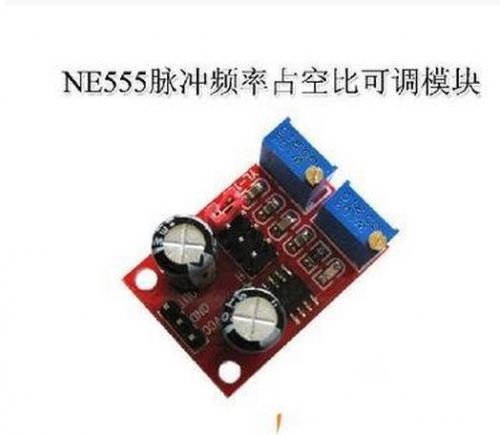 NE555 pulse frequency adjustable duty cycle module stepper motor driver#XTW3333