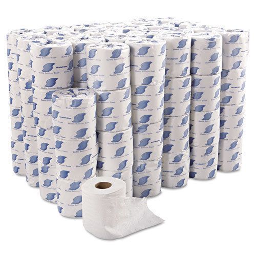 BATH TISSUE WRAPPED 2-PLY WHITE 420 SHEETS/ROLL 96 ROLLS/CARTON (GEN700)