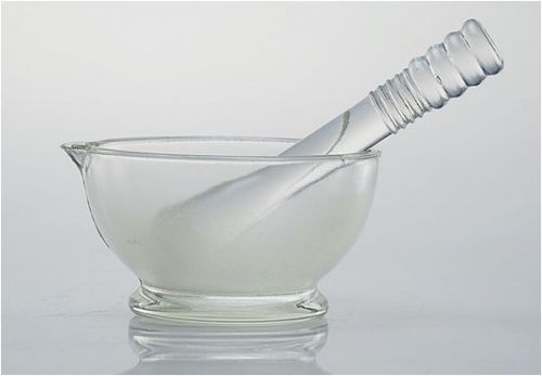 Lab glass mortar and pestle lab kitchen pharmacy spice 60mm new
