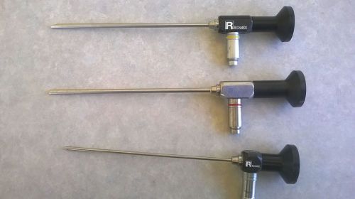Set of 3 Richards Arthroscopes 23-0851 , 23-0852 , 23-0853 4mm