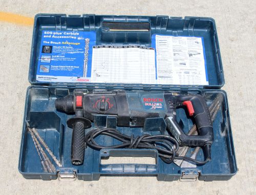BOSCH BULLDOG XTREME 11255VSR 1&#034; SDS-plus Rotary Hammer Drill with Bits in Case