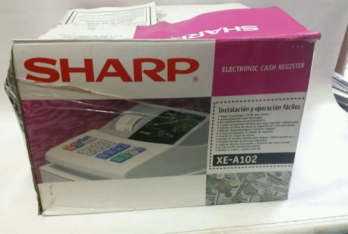 Sharp XE-A102 Electronic Cash Register - USED gr2