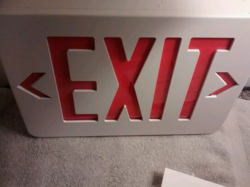 Red LED Emergency Exit Sign with Battery-Fast Shipping