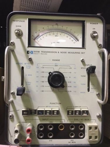 Hewlett Packard Model 3555B Transmission &amp; Noise Measuring Kit