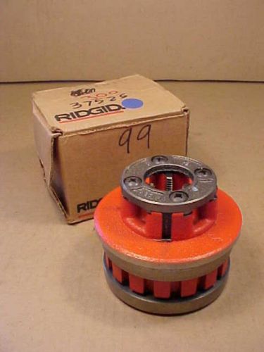 NEW RIDGID 12R Pipe Die Head Complete 1/2”  HS NPT No 37525 F/SS Stainless Steel