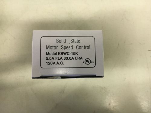 Kb electronics kbwc-15k new in box solid state motor speed control see pics #a81 for sale