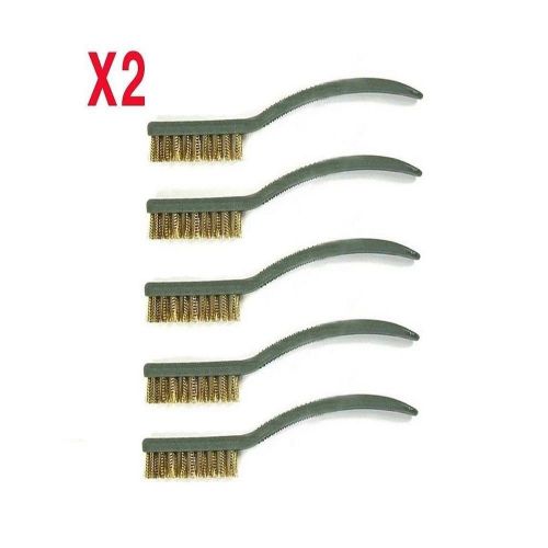 10PCS KoBell Toothbrush Style Stainless Steel Wire Brush