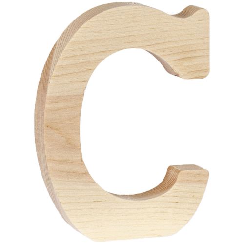 &#034;Wood Letter 5&#034;&#034;-C, Set Of 6&#034;