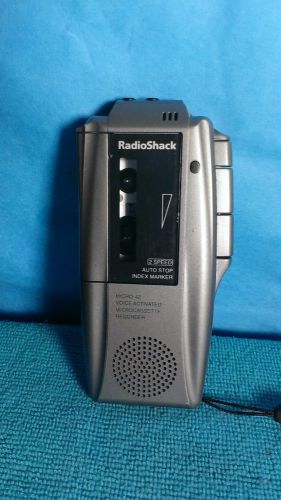 Radio Shack Micro-cassette Voice Recorder Dictation System.