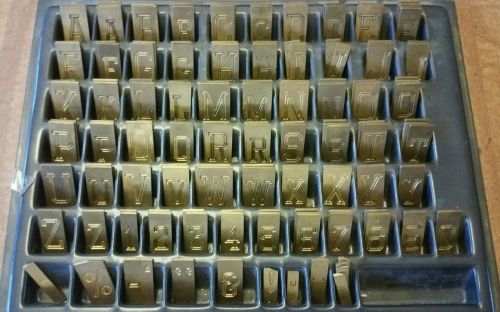 New Hermes Brass Engraving Fonts/Plate/template lot of 135 fonts, unknown style