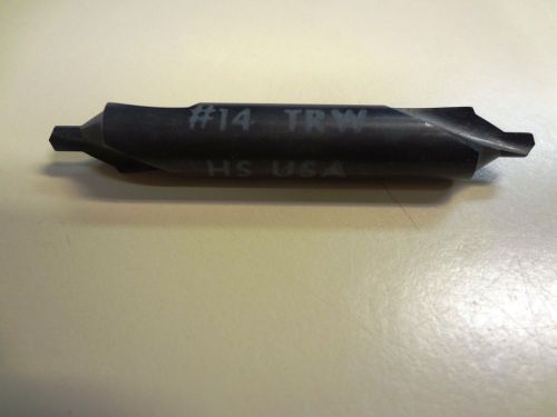 #14 bell combined drill &amp; countersink hs, black oxide, trw usa-new-sold by each for sale